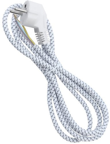 Шнур с электрической вилкой для утюга или чайника Smartbuy 1.8м белый фото Шнур с электрической вилкой для утюга или чайника Smartbuy 1.8м белый картинка